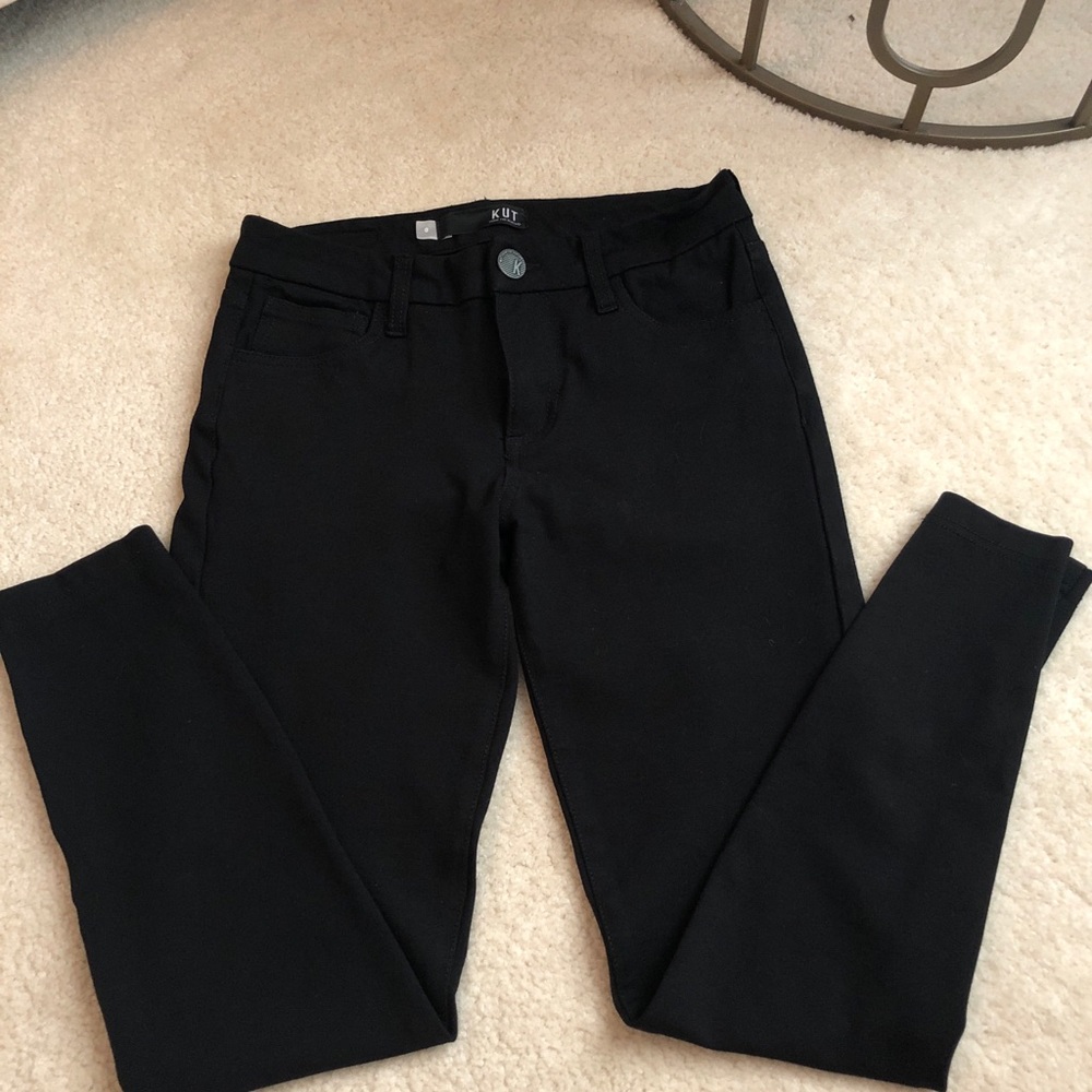 KUT from the klot black jeggings size 0